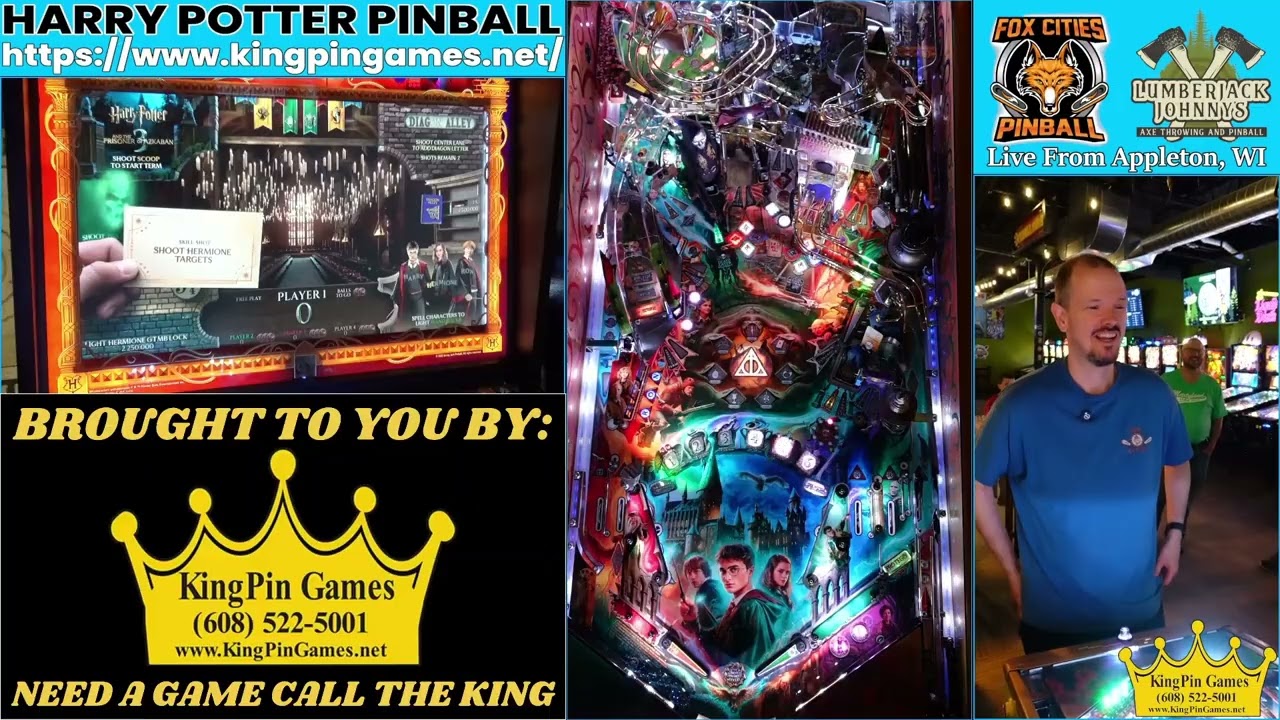 HARRY POTTER PINBALL MACHINE GAMEPLAY