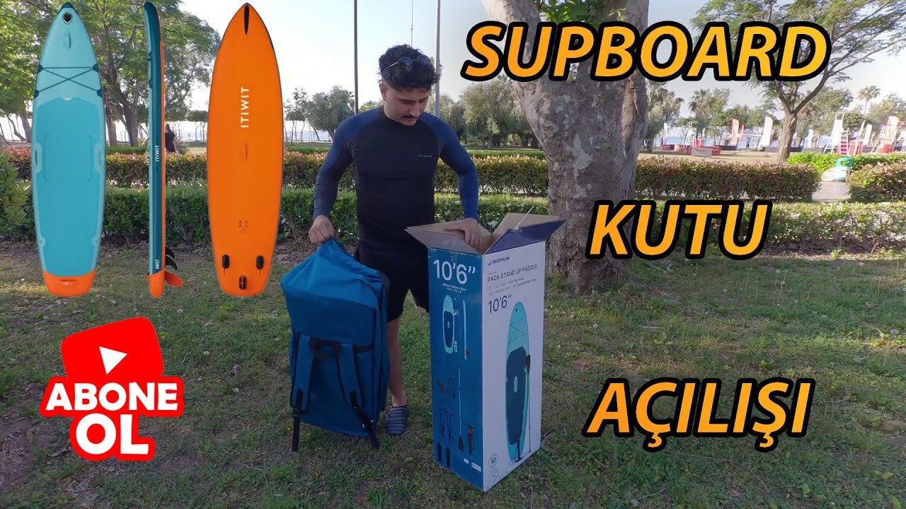 Decathlon Itiwit SUP 10’6’’ Kutu Açılımı | Şişme Paddle Board İlk Bakış! -SUPBOARD KUTU AÇILIŞI