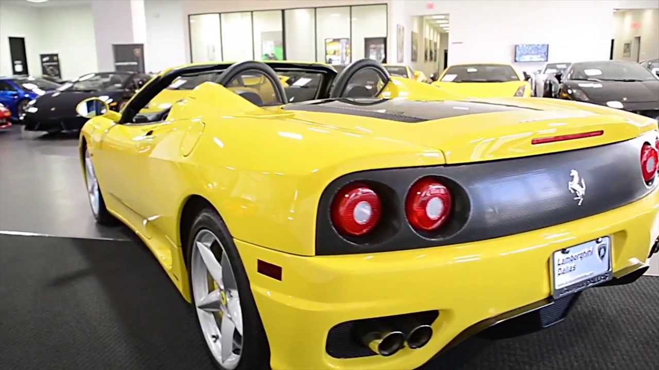 2004 Ferrari 360 Spider Yellow LC273