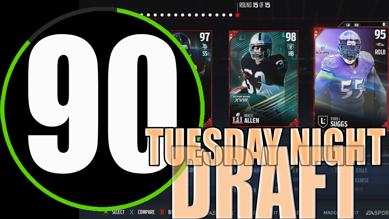 90 Overall Draft Hunting | Madden 17 Draft Champions