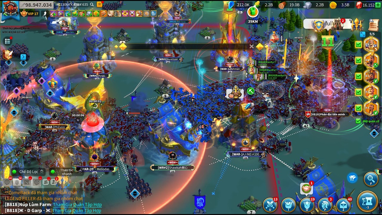 🔴[LIVE] ROK :ZONE Tử Thần Pass 5/ Thua Là COOK Luôn :)) 1818 / Rise of KIngdoms