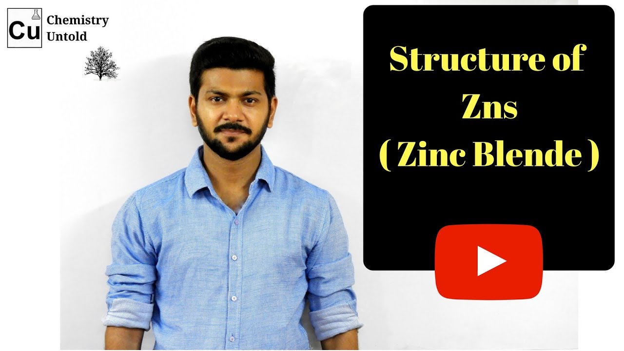 SOLID STATES || Structure Of ZnS ( Zinc blende ) || IIT JAM | IIT JEE | NEET | CSIR NET