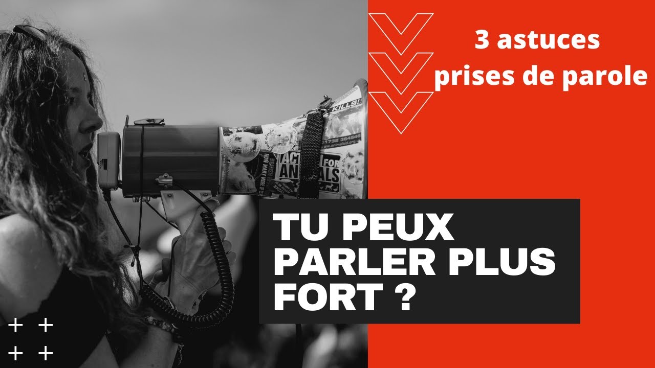 3 astuces pour parler avec une voix forte