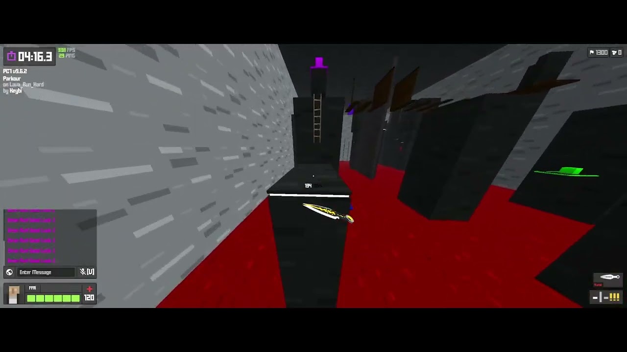 Krunker lava run hard solo