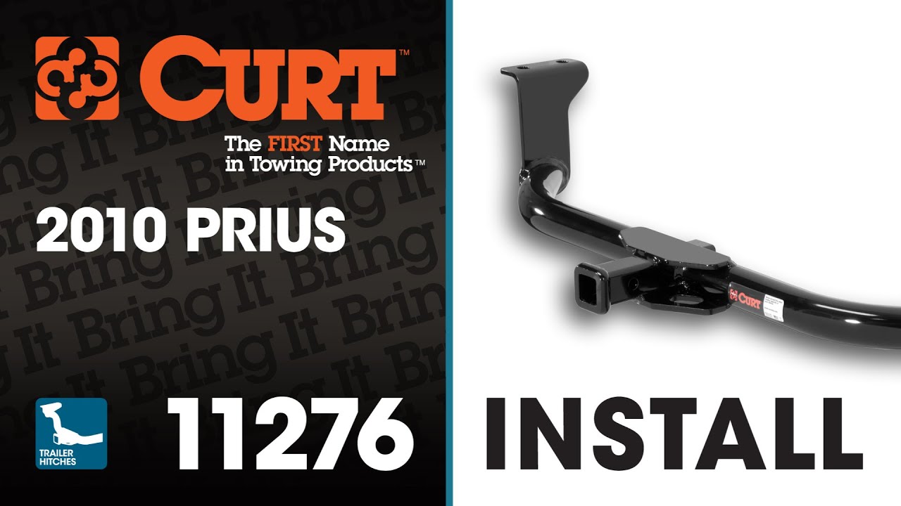 Trailer Hitch Install: CURT 11276 on a 2011 Toyota Prius