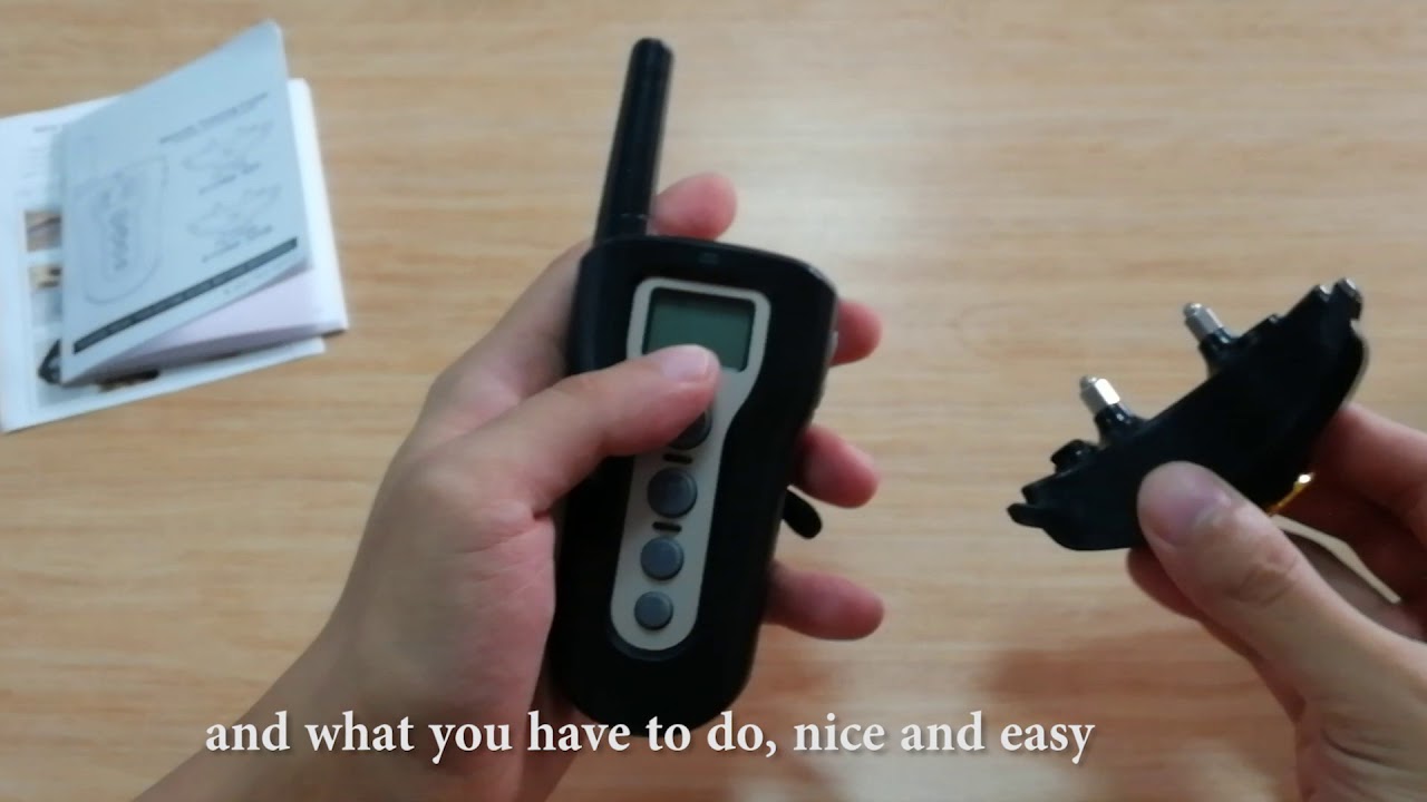 Operation  320 remote dog training collar