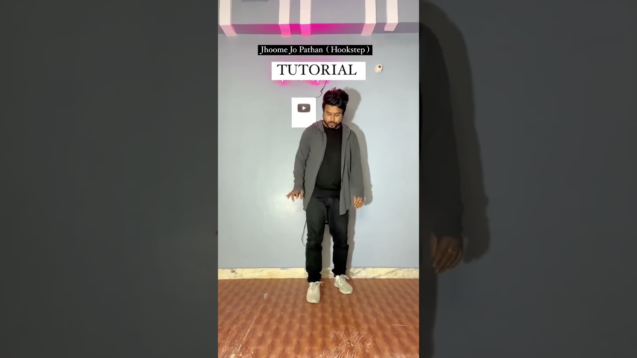 TUTORIAL - Jhoome Jo Pathan #jhoomejopathaan #pathan #shorts #youtubeshorts #tutorial