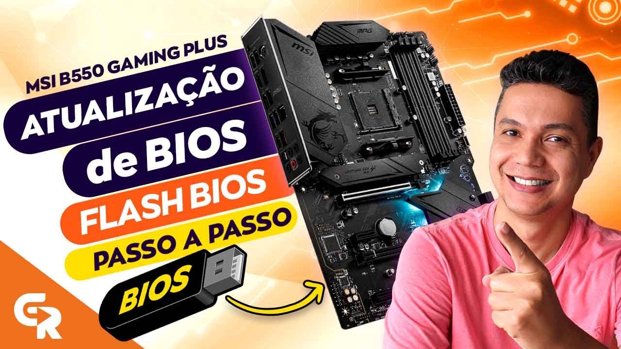🟢 ATUALIZAÇÃO DE BIOS DA MSI MPG B550 GAMING PLUS COM PEN-DRIVE E BOTÃO DE ATUALIZAÇÃO | Flash BIOS