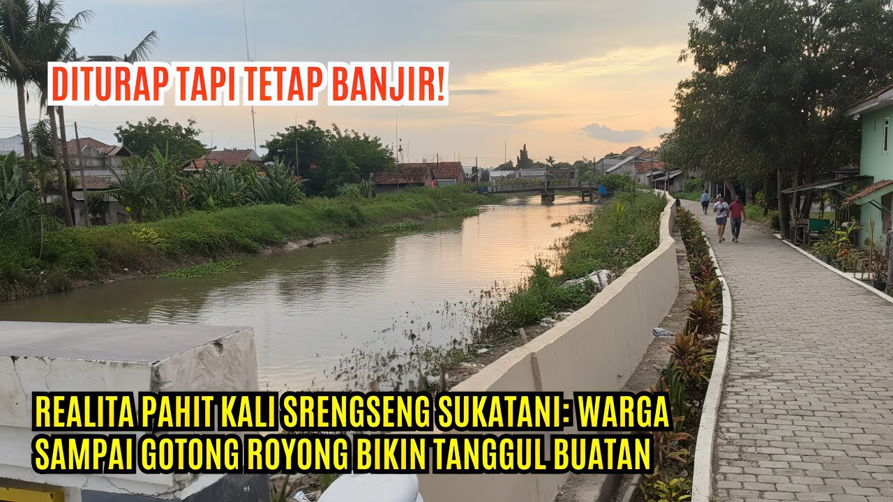 MENGGEMPARKAN‼️MEGA PROYEK KEDUA DI KALI SRENGSENG BEKASI SUDAH DI TURAP BETON TAPI TETAP BANJIR 