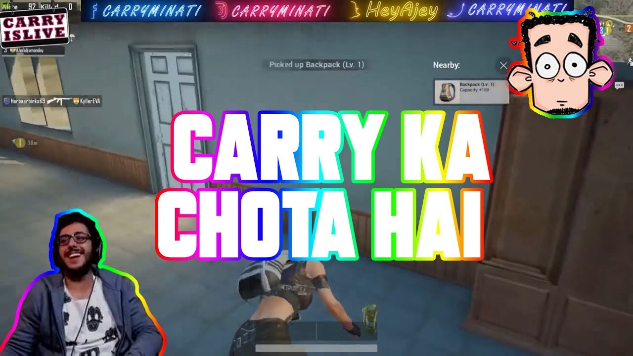CHOTA CARRY | PUBG MOBILE |CARRYMINATI