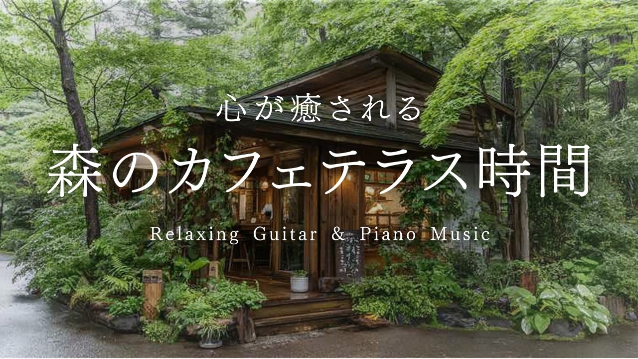 【癒しの作業用BGM】朝の軽井沢、静かな森の休息。深い呼吸に寄り添う、ぬくもりのアコギとピアノ