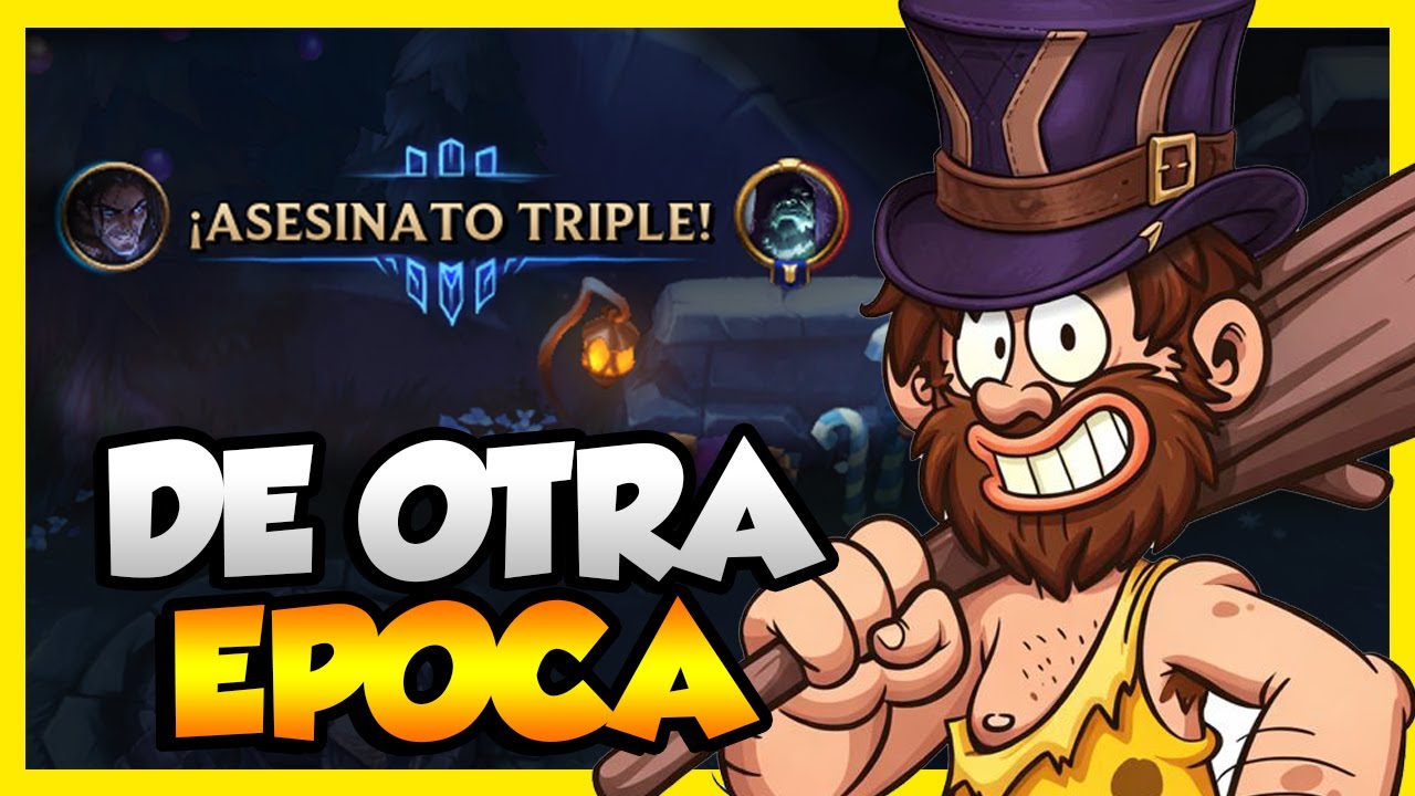 🤣 ME ENCUENTRO A UN CAVERNICOLA, AUN NO SE EXTINGUEN 🤣 | LEAGUE OF LEGENDS.