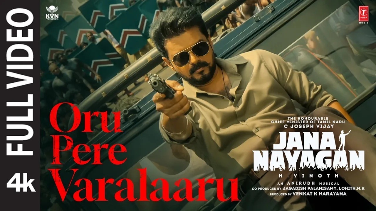 Oru Pere Varalaaru (Tamil) Full Video | Hon&rsquo;ble CM Thalapathy Vijay| Jana Nayagan| Anirudh,Vishal M