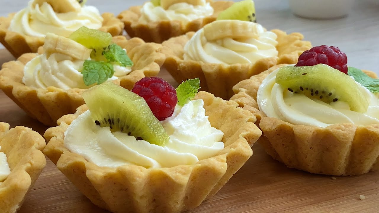Tartaletka shirinligini tayyorlash.Sotish uchun ham ayni muddao👍/ Нежнейшие Тарталетки с начинкой