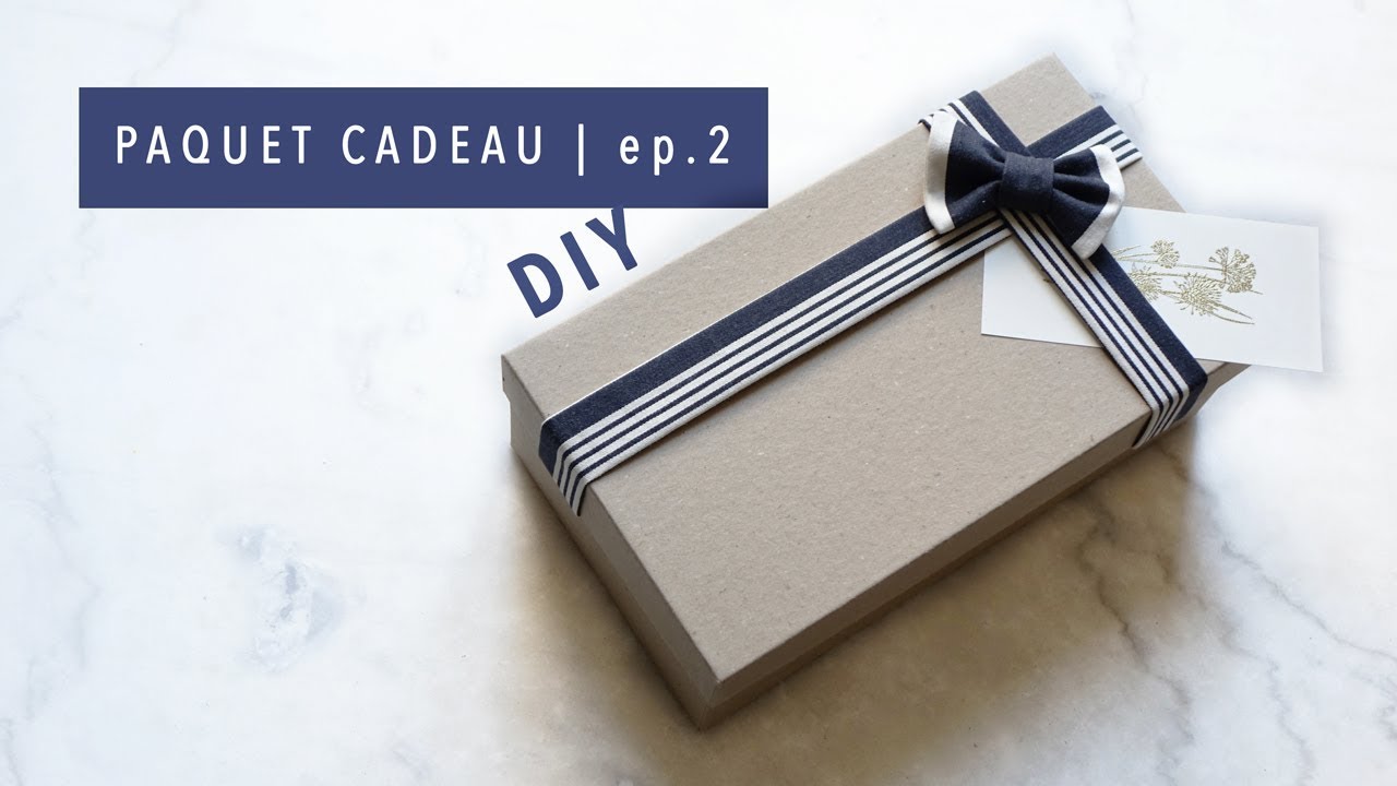 Tuto : paquet cadeau raffiné | paquets cadeaux ep. 2