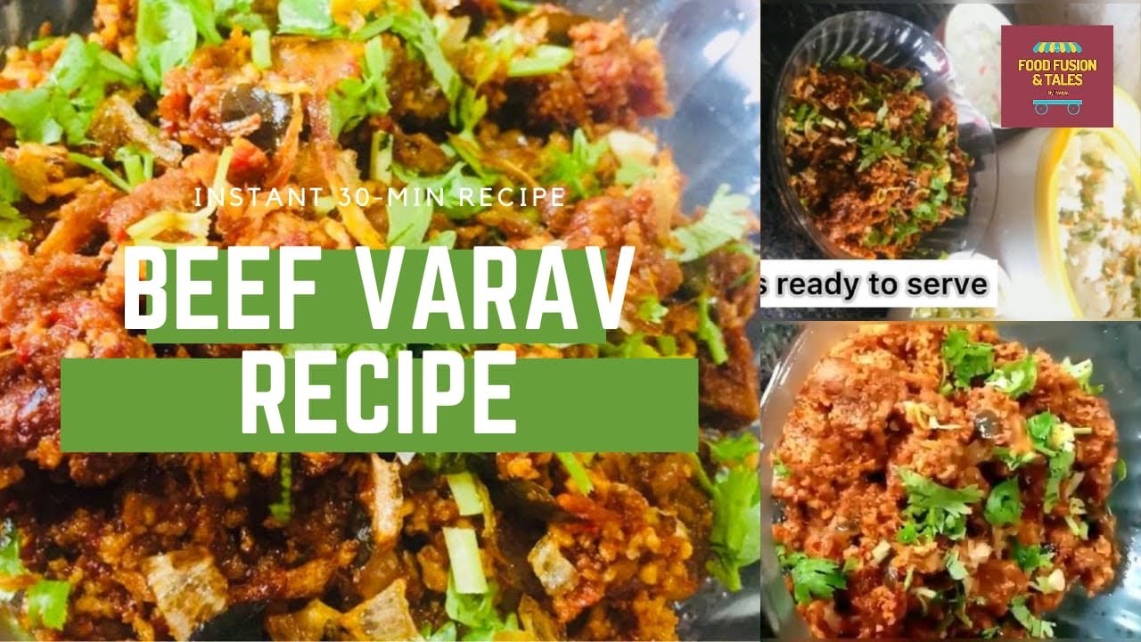 Kasaragod style beef varav|instant beef varav recipe
