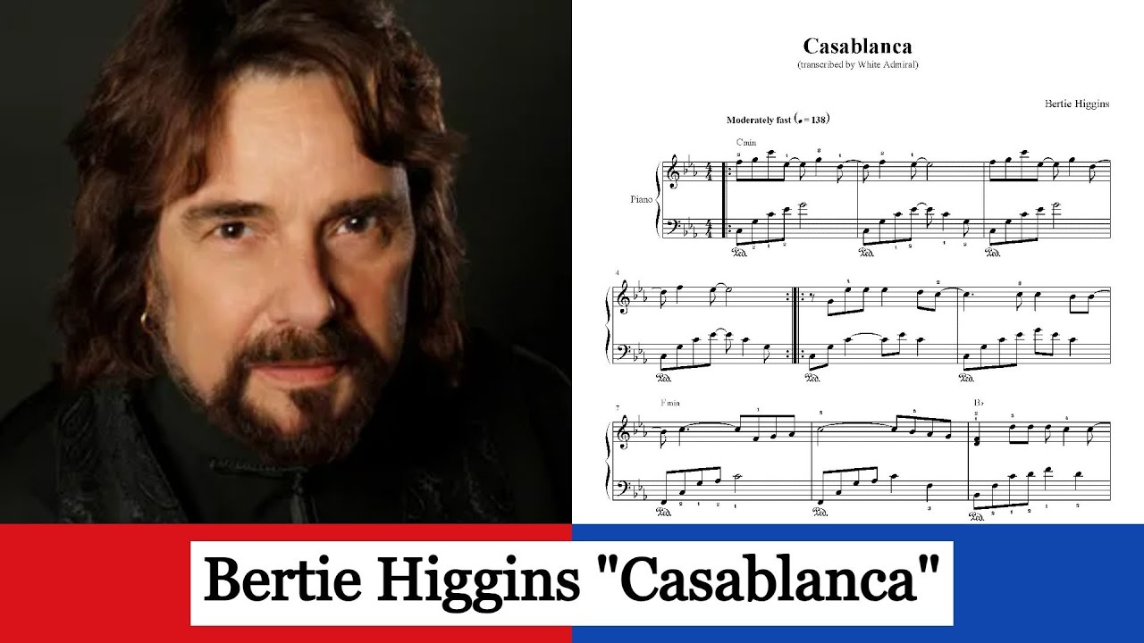 Casablanca - Bertie Higgins (piano Solo)