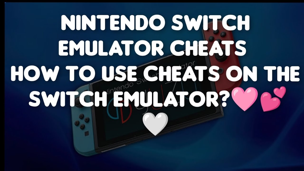 How to use cheats on Nintendo switch Emulator?Citron Suyu Uzuy