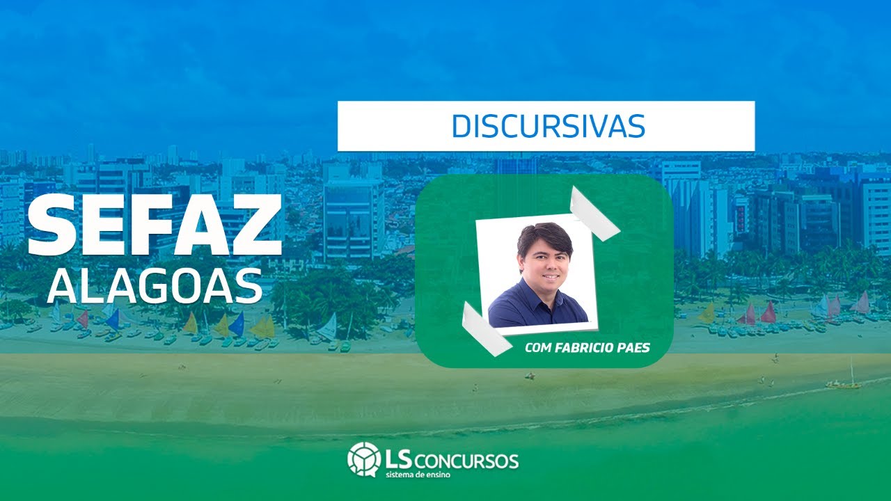 SEFAZ AL - Cronograma Final: Discursivas