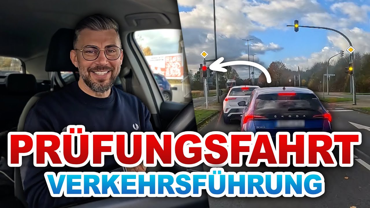Prüfungsfahrt Verkehrsführung l Kreuzungen & Engstellen l Darauf achtet der Prüfer l Fahrprüfung PKW
