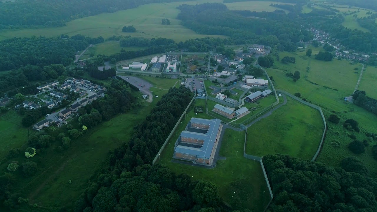 James Casbolt at Erlestoke Prison DRONE FLIGHT