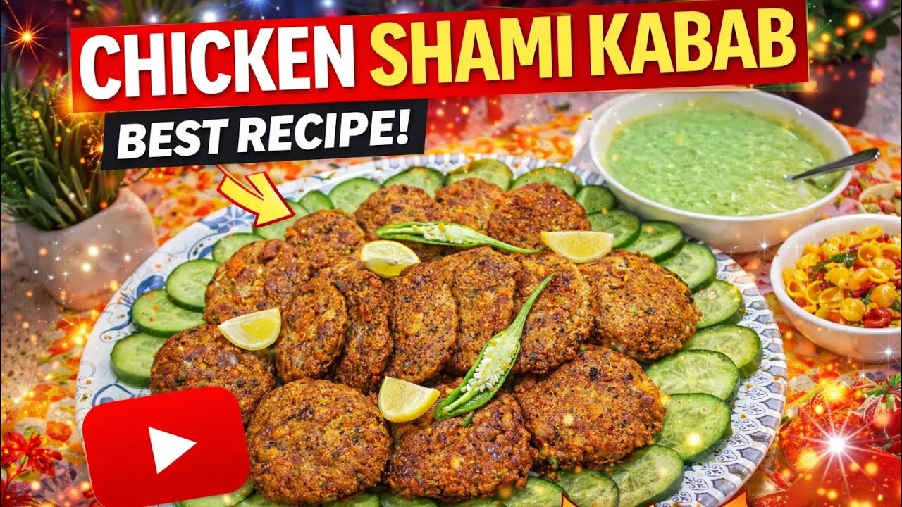 چکن شامی کباب|بغیر ٹوٹے نرم اور پرفیکٹ شامی کباب ریسپیin RamzanLife with uzmaSoft Chicken Shami kbab