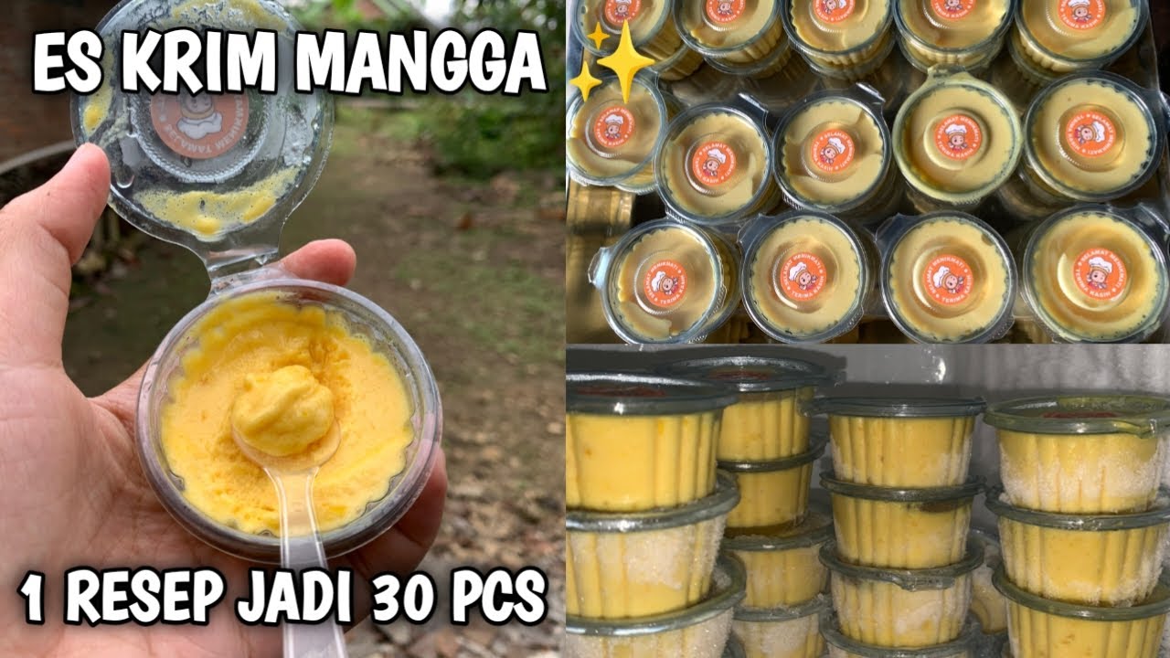 ES KRIM MANGGA ANTI GAGAL, LEMBUT & SEGER BANGET‼️|| OLAHAN MANGGA KWENI✨