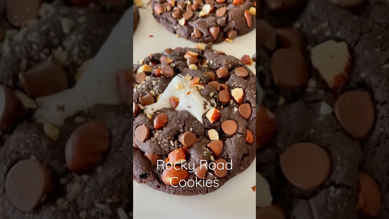 Rocky Road Cookies- Copycat recipe link in comments!