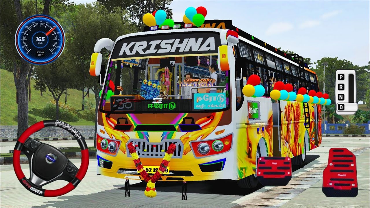 💥Bus simulator Indonesia 2026 -Krishna Private Bus | City Bus Driving 3D | Bus Game Android Gameplay