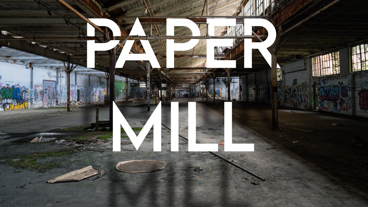 Exploring an Abandoned Paper Mill in Kalamazoo, Michigan (w/ @UrbexCameron)