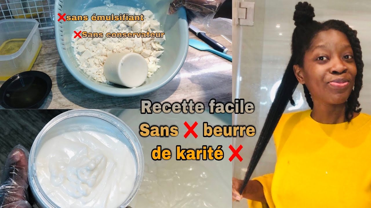 Crème extrêmement hydratante facile à réaliser|anticasse|antichute| À utiliser 1e seule X la semaine