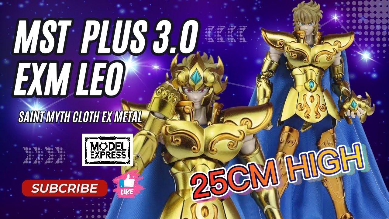 MST Saint myth cloth EX 3.0 metal plus Leo 25CM high Review#saintseiya #leo