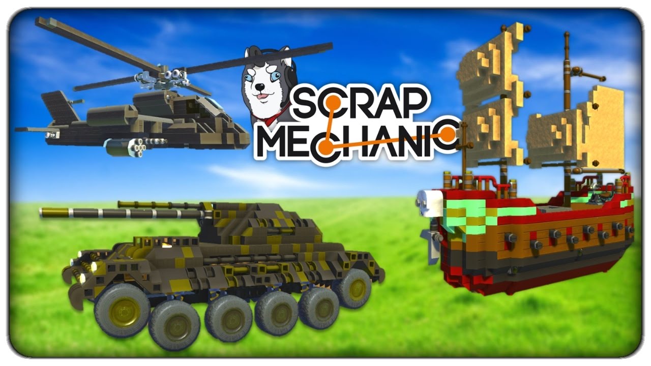EPICHE MACCHINE DA GUERRA | Scrap Mechanic Migliori Creazioni [ITA]