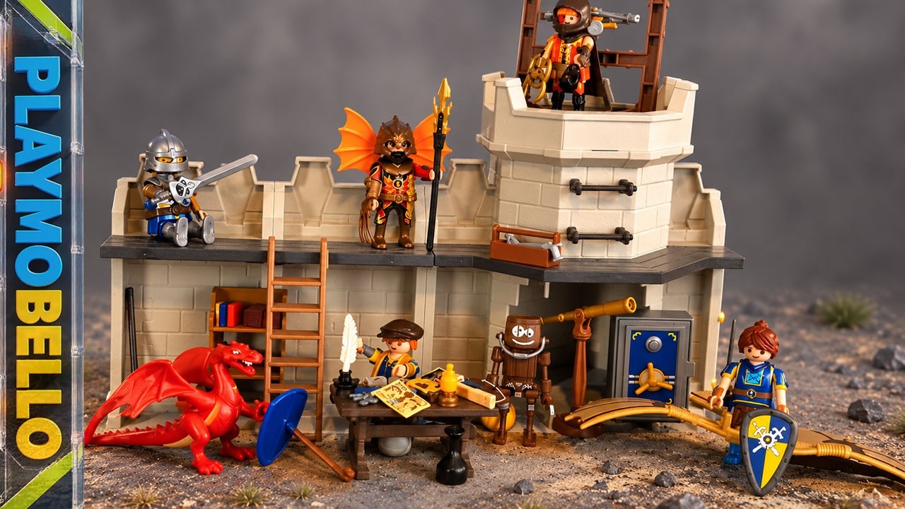 (2021) Playmobil 70778 Dario Da'vinci Workshop, Advent Calendar (Playmobil set REVIEW)