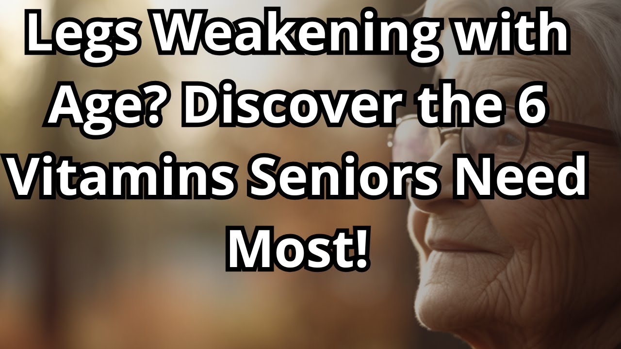 Stay Active After 70: 6 Vitamins Seniors Need for Healthy Legs!