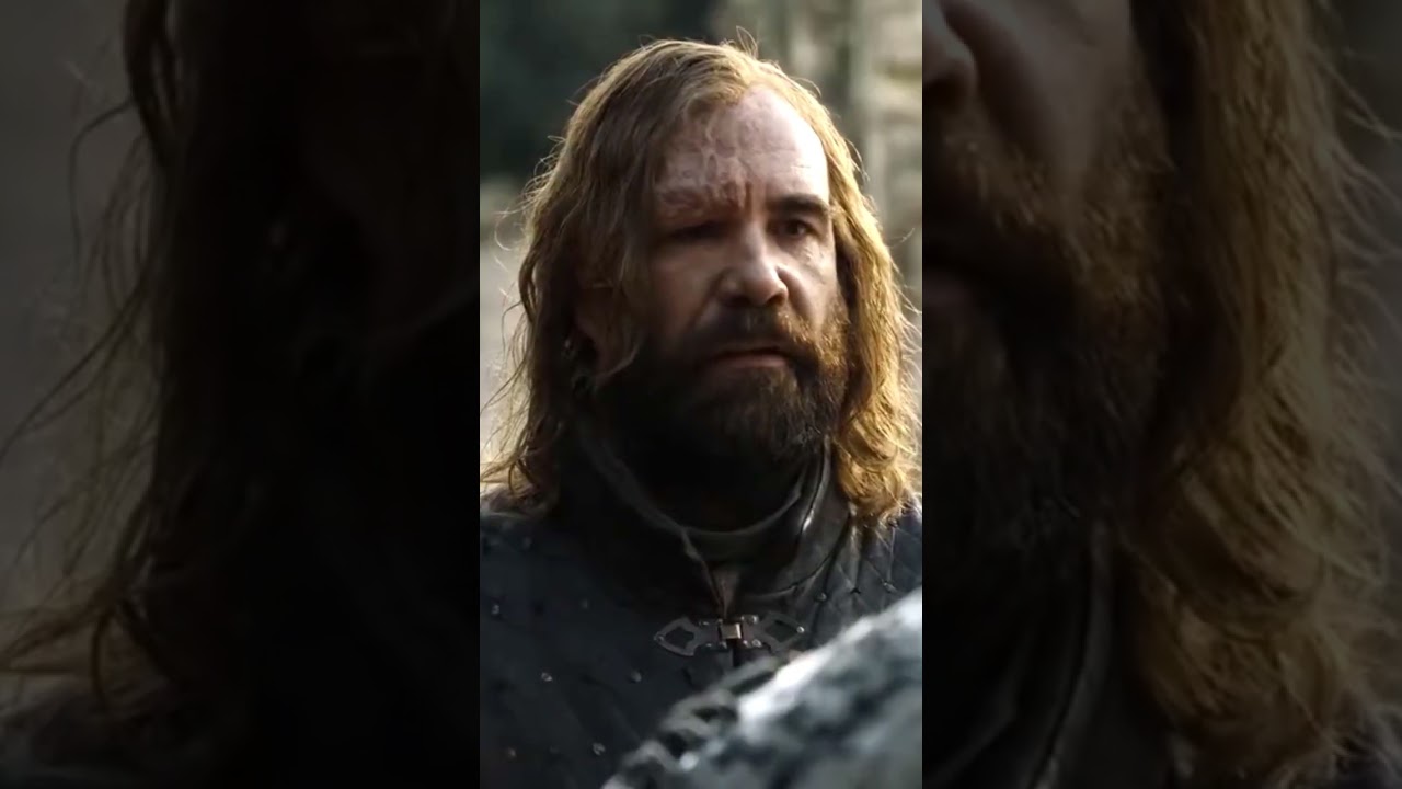 The Hound 🐕&zwj;🦺 threatens the Mountain 😱🤣 | Game of Thrones #gameofthrones