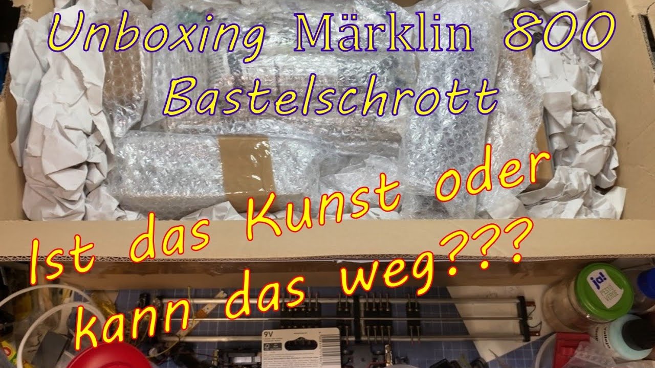 Unboxing Märklin Bastlerschrott 800