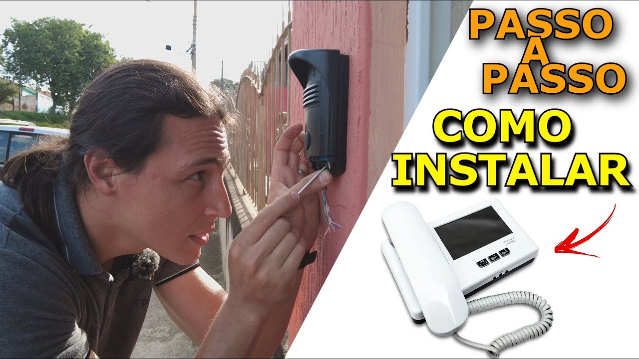 COMO INSTALAR UM VÍDEO PORTEIRO