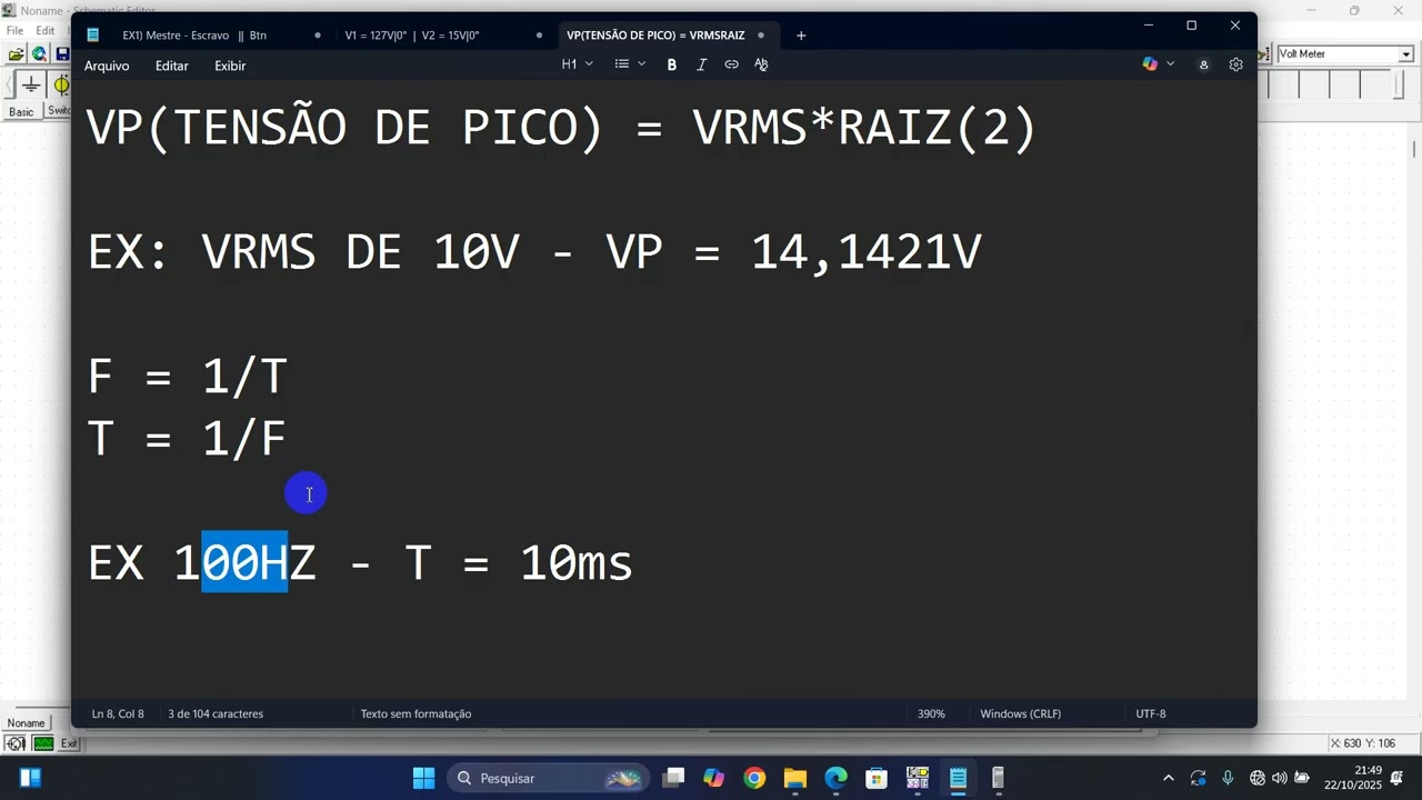 AULA 21 - FUNDAMENTOS DA ELETRICIDADE - CORRENTE ALTERNADA