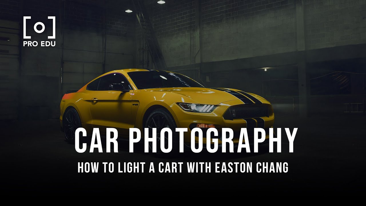 Car Photography Lighting Tutorial | Painting With Strobes with Easton Chang + Shelby GT 350