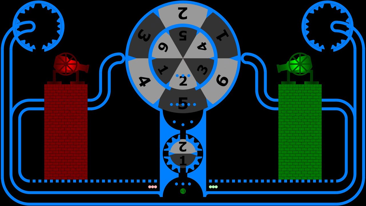 Castle Destruction13 with Density Roulette - Marble Race in Algodoo