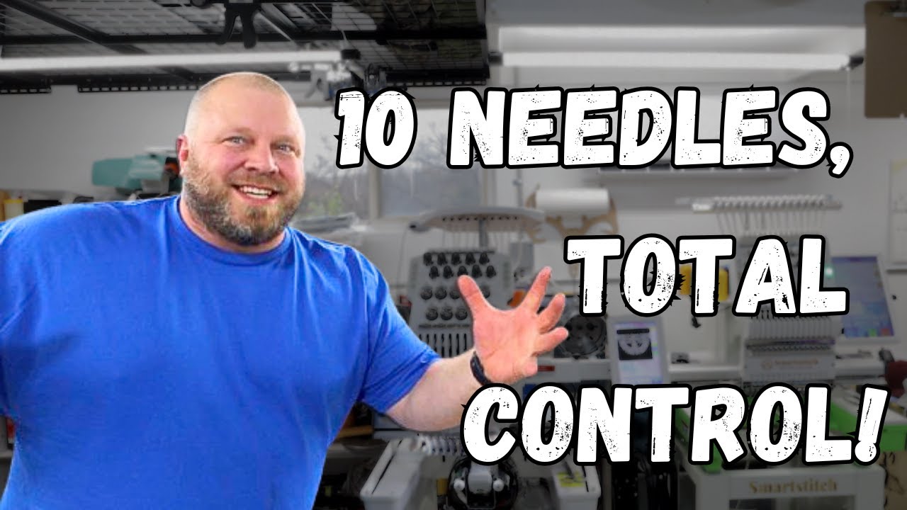 Unboxing & First Impressions: 10 Needle SmartStitch Embroidery Machine!