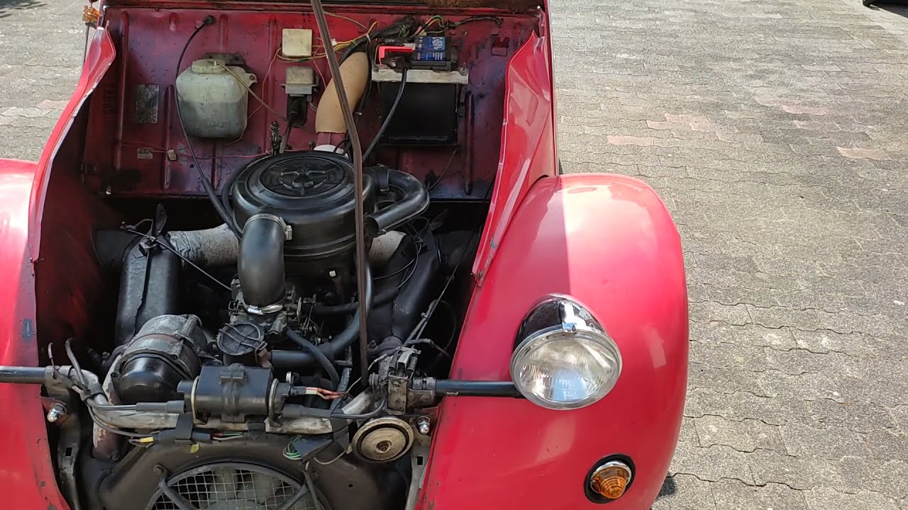 Citroen Ente 2CV 1985 K&uuml;hlergrill und Steinschlagschutz wechsel