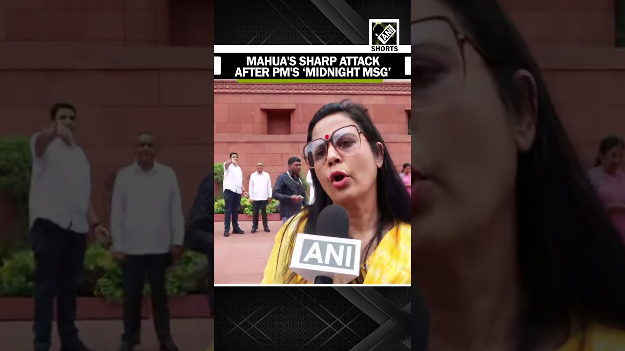 NEET Protest row: TMC's Mahua Moitra targets PM over video message, demands Pradhan's resignation
