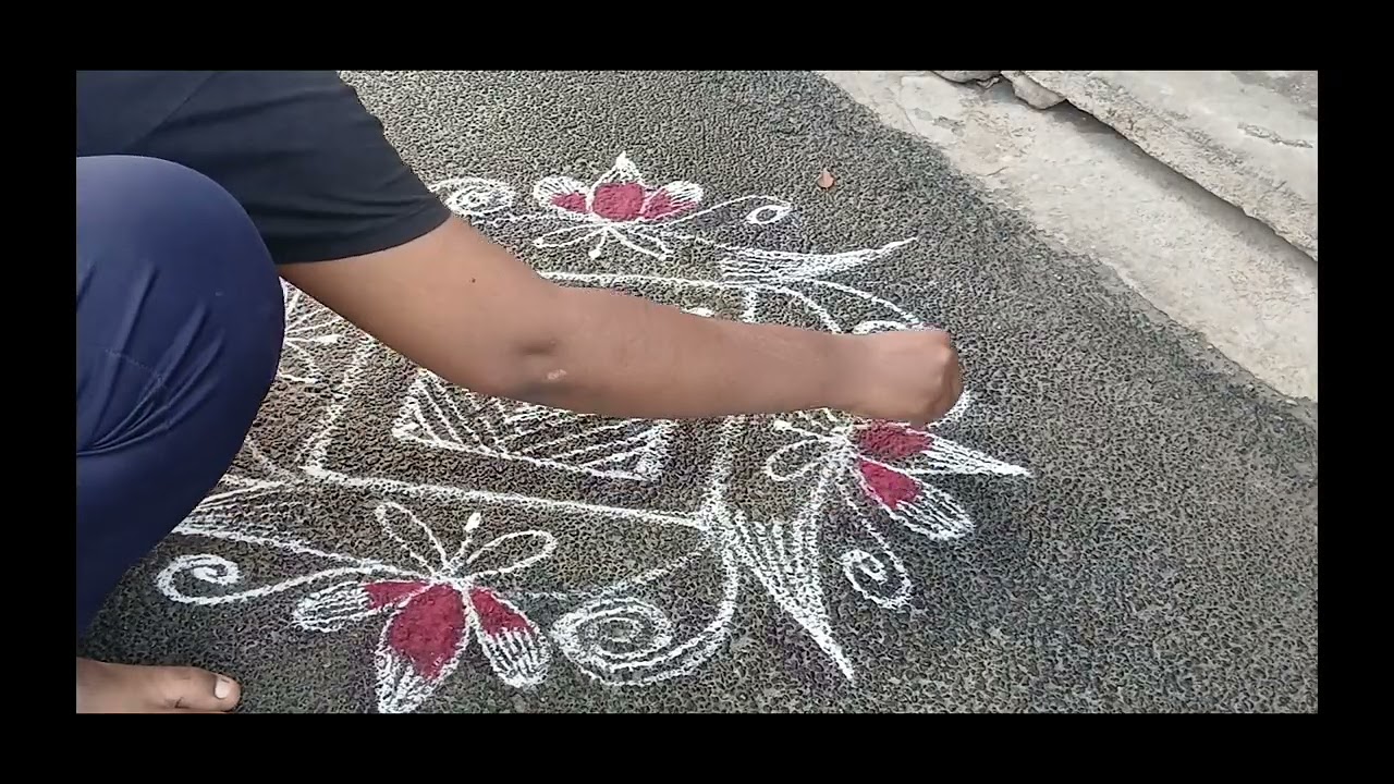 Kolam vibes ✨ #easy #content #simple #beautiful  #daily 