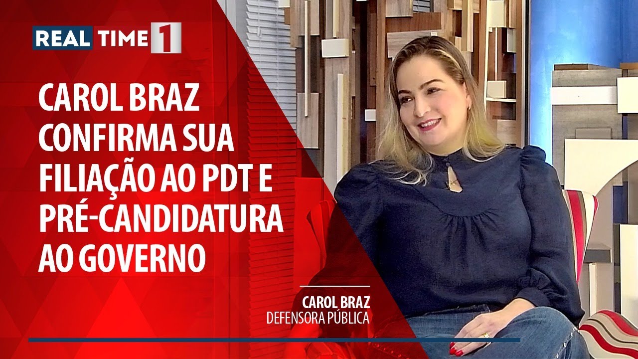 Carol braz confirma sua filiação ao PDT e pré-candidatura ao Governo