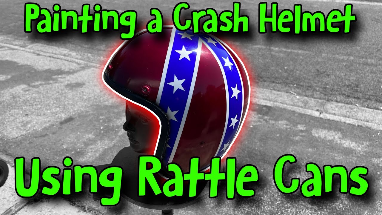 Painting A Crash Helmet Using Rattle Cans