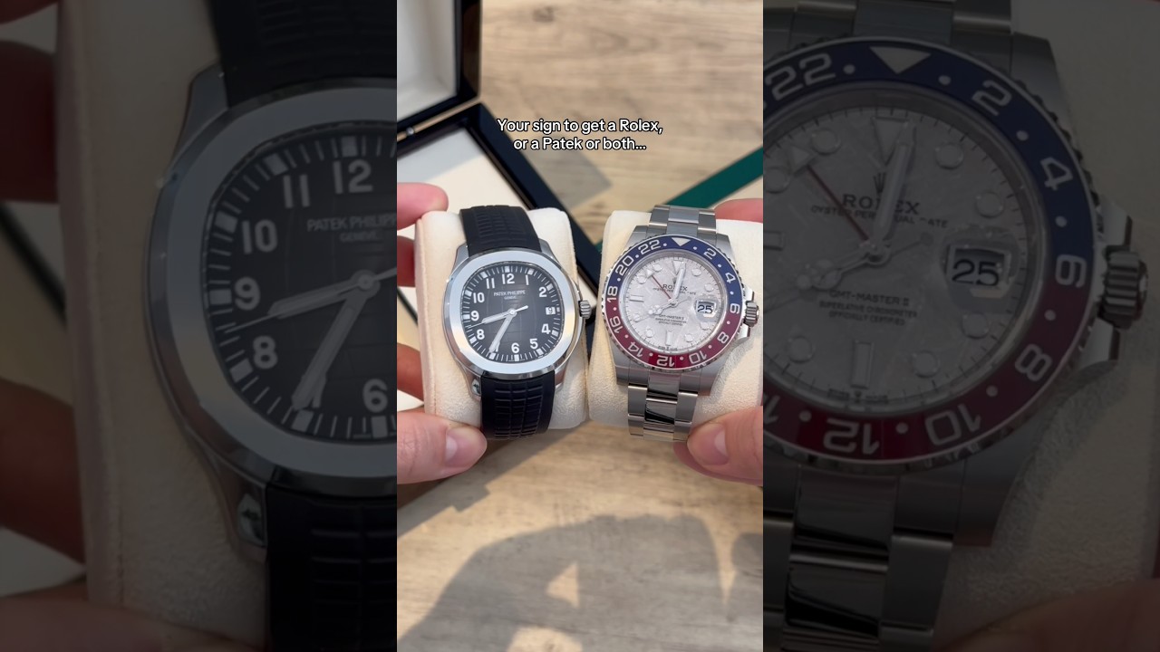 Patek Philippe Aquanaut VS Rolex Pepsi Meteorite 🤩 