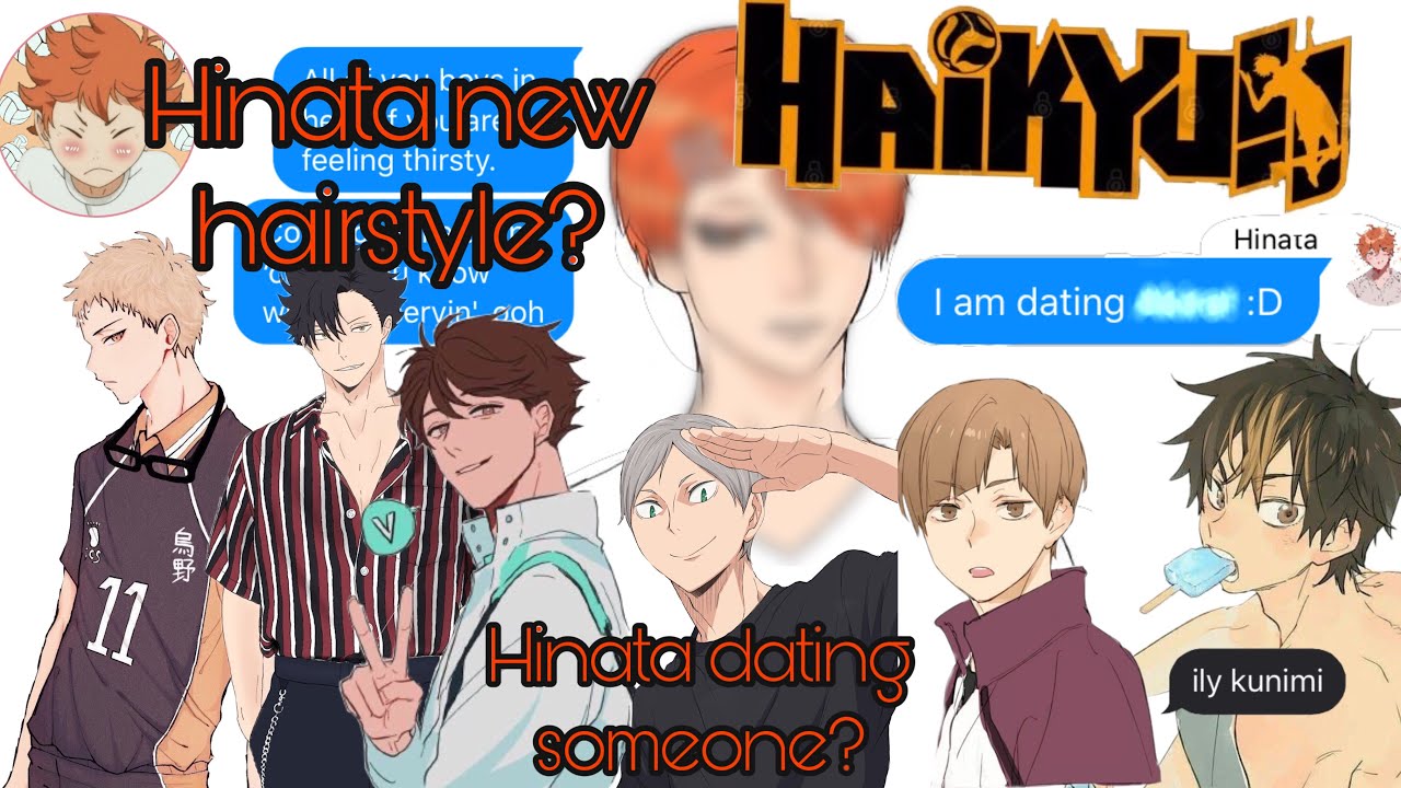 Haikyuu texts - Hinata changes hairstyle? | Hinata Harem