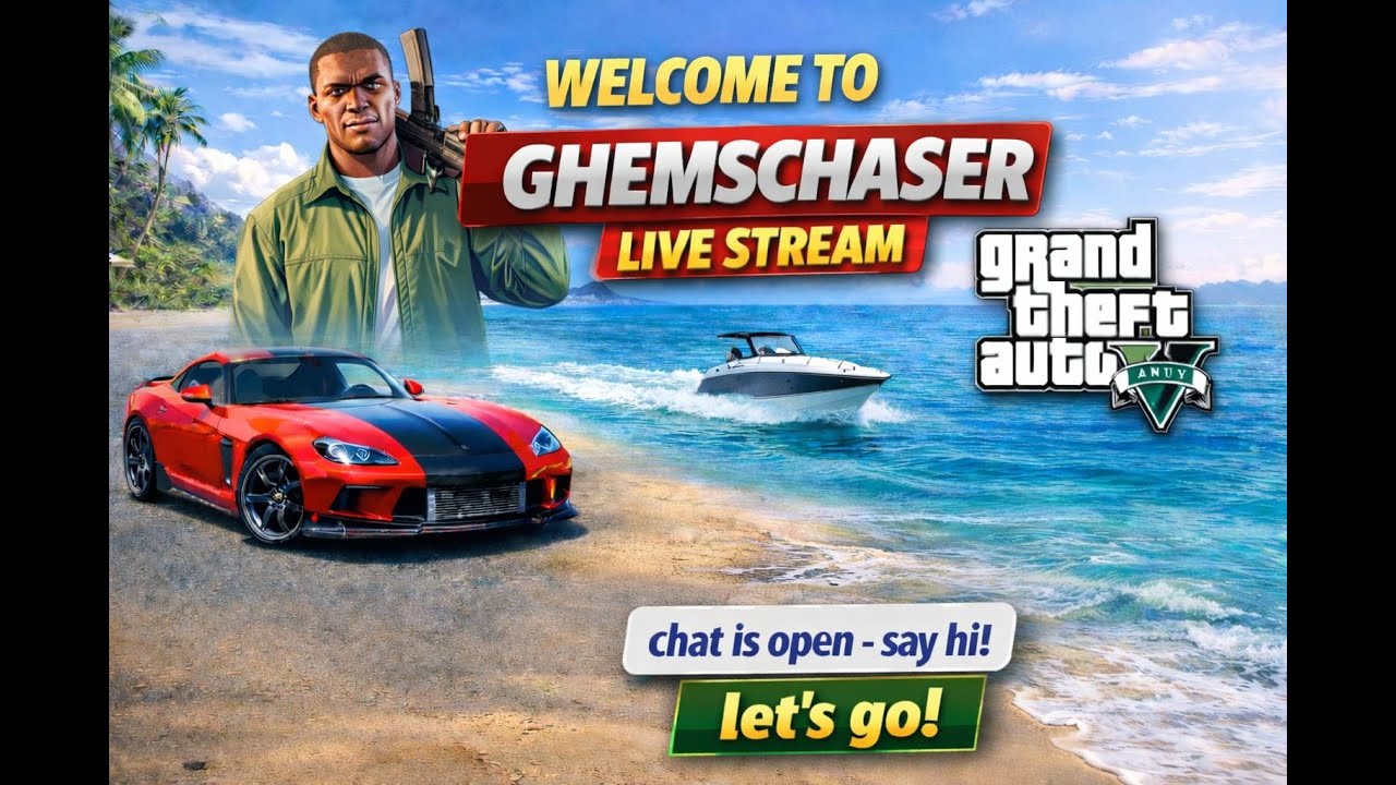 GhemsChaser | GTA 5 Live Stream 🚨 with voice over